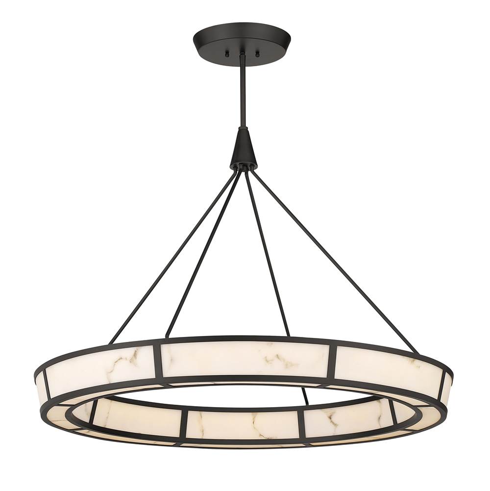 Minka-Lavery 3476-860-L Dark Bronze Velaris 36.25'' Led Pendant Image 8