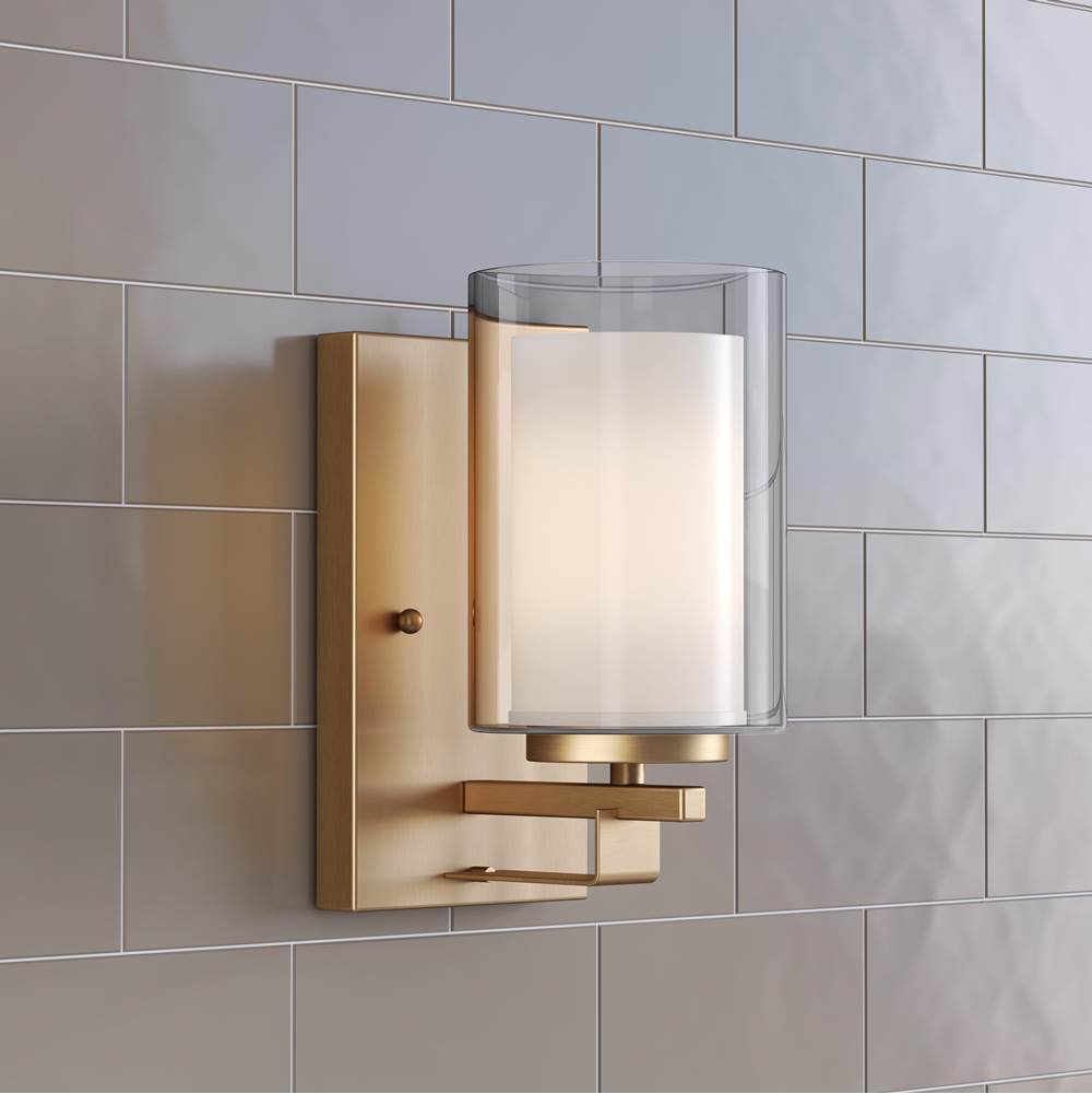 Minka-Lavery 6101-791 Brushed Gold Parsons Studio 8.75'' High 1-light Bath Sconce Image 4