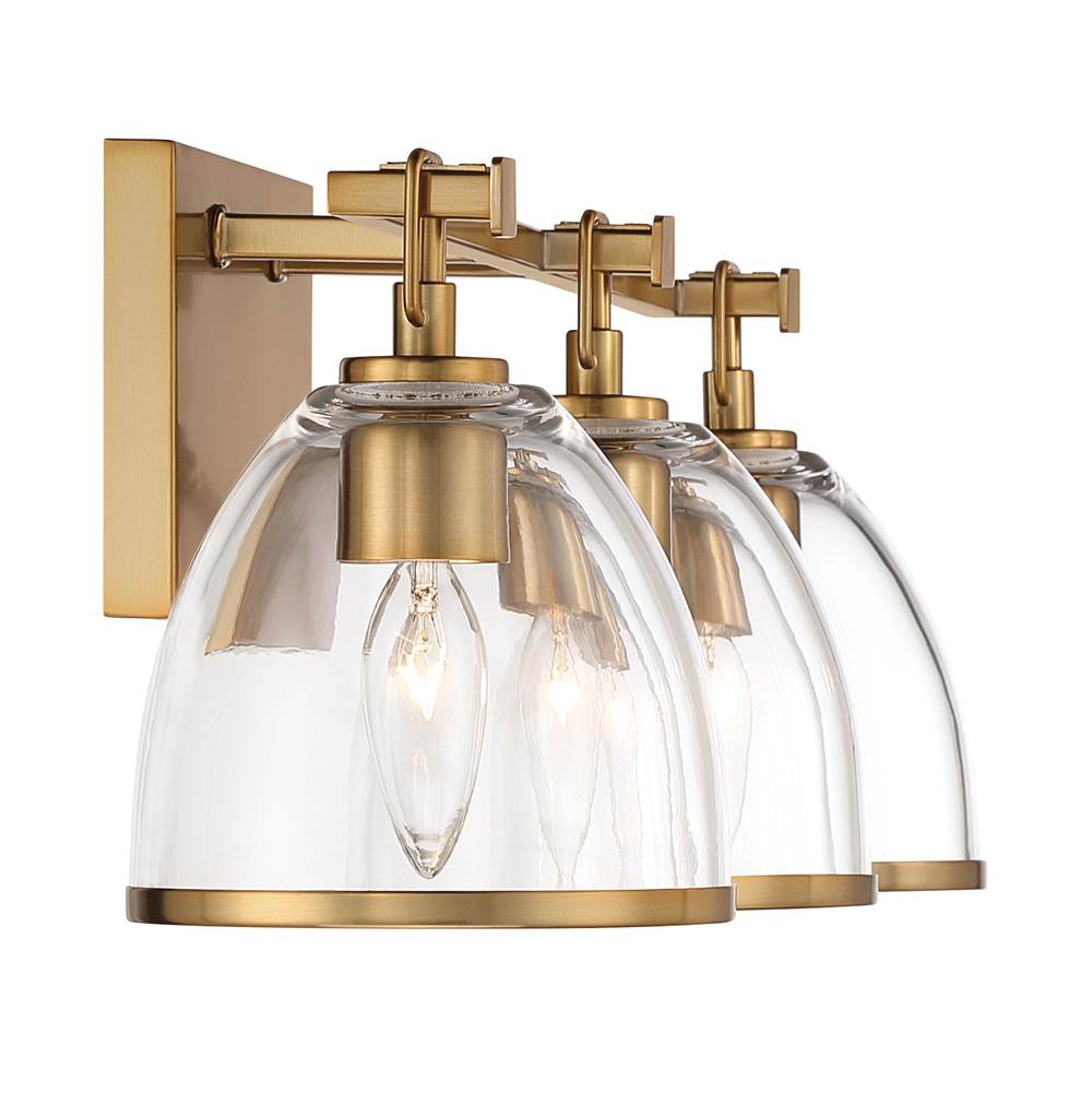 Minka-Lavery 15023-791 Brushed Gold Wynnfrost 24'' Wide 3-light Vanity Image 7