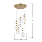 Minka-Lavery 10527-732-L Legacy Brass Bollavino 19'' Led Pendant Image 3