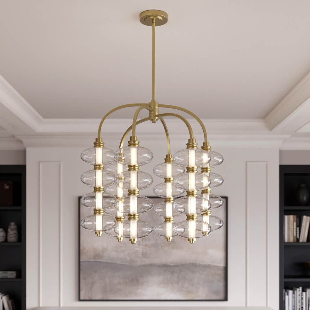Minka-Lavery 10528-732-L Legacy Brass Bollavino 24'' Led Pendant Image 4