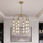 Minka-Lavery 10528-732-L Legacy Brass Bollavino 24'' Led Pendant Image 4