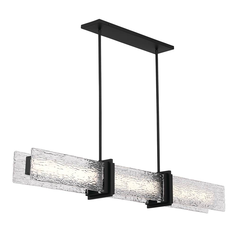 Minka-Lavery 5666-899-L Dark Matte Black Lumina 52'' Led Linear Chandelier Image 8