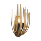 Minka-Lavery 16202-876 Legacy Brass With Dark Matte Black Florenza 14'' High 2-light Wall Sconce Image 1
