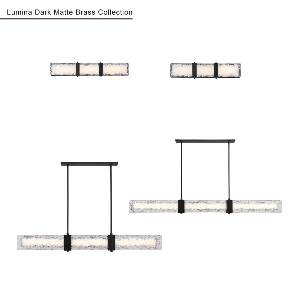 Minka-Lavery 5664-899-L Dark Matte Black Lumina 30.5'' Wide Led Bath Bar Image 2