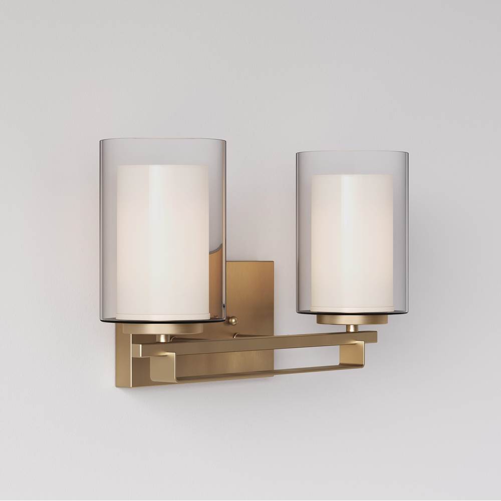 Minka-Lavery 6102-791 Brushed Gold Parsons Studio 15'' Wide 2-light Vanity Image 4