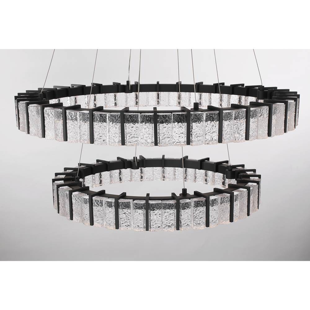 Minka-Lavery 2410-899-L Dark Matte Black Sevryn 44.5'' Led Chandelier Image 6
