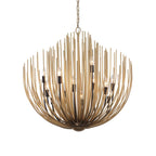 Minka-Lavery 16209-876 Legacy Brass With Dark Matte Black Florenza 32'' 12-light Chandelier Image 1
