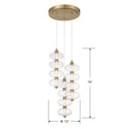 Minka-Lavery 10526-732-L Legacy Brass Bollavino 13'' Led Pendant Image 2
