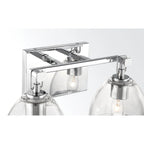 Minka-Lavery 15022-77 Chrome Wynnfrost 15'' Wide 2-light Vanity Image 6