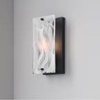 Minka-Lavery 3631-899 Dark Matte Black Veil 10'' High 1-light Wall Sconce Image 4