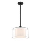 Minka-Lavery 2066-899 Dark Matte Black Seville 12.75'' 1-light Convertible Pendant/semi-flush Mount Image 9