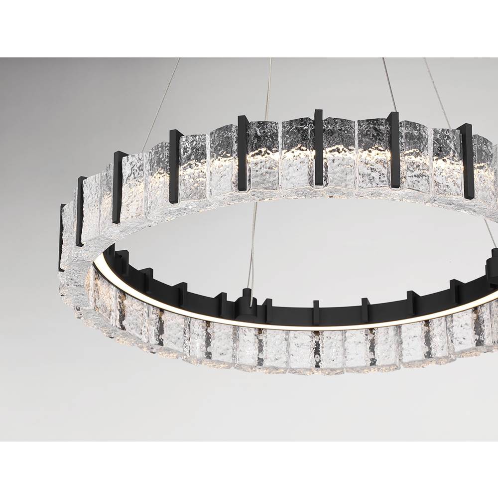 Minka-Lavery 2415-899-L Dark Matte Black Sevryn 27.5'' Led Pendant Image 6