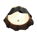 Minka-Lavery 3955-796 Dark Bronze With Legacy Brass Waveform 14'' 3-light Flush Mount Image 6
