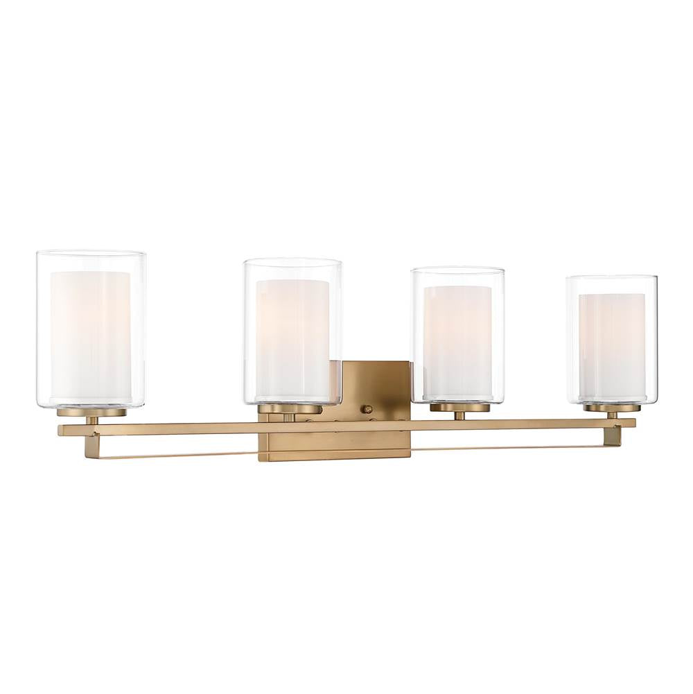 Minka-Lavery 6104-791 Brushed Gold Parsons Studio 32.5'' Wide 4-light Vanity Image 8