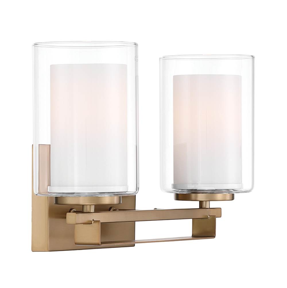 Minka-Lavery 6102-791 Brushed Gold Parsons Studio 15'' Wide 2-light Vanity Image 7