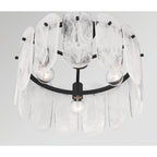 Minka-Lavery 2596-899 Dark Matte Black Oldmill 18.25'' 3-light Semi-flush Mount Image 5