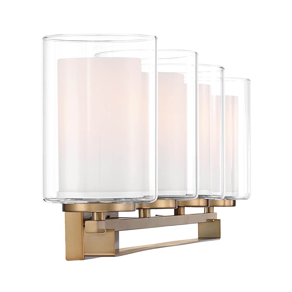 Minka-Lavery 6104-791 Brushed Gold Parsons Studio 32.5'' Wide 4-light Vanity Image 6