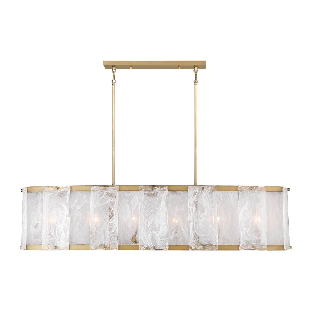 Minka-Lavery Veil 48'' 6-light Linear Chandelier