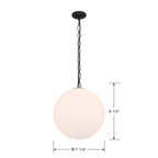 Minka-Lavery 5211-860 Dark Bronze Marbelle 7.25'' 1-light Mini Pendant Image 3