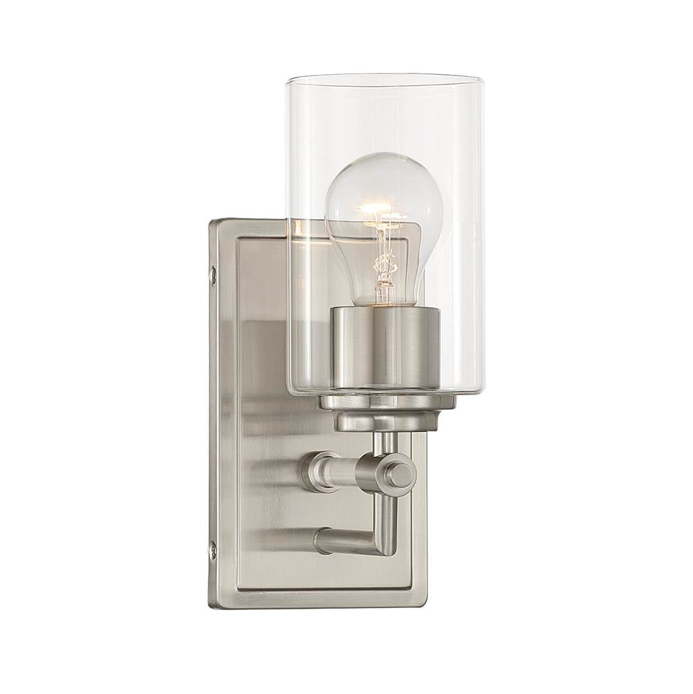 Minka-Lavery 2641-84 Brushed Nickel Binsly 10.5'' High 1-light Bath Sconce Image 8