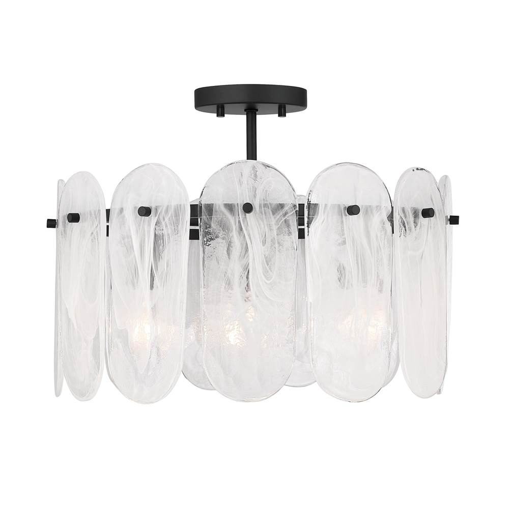 Minka-Lavery  3 Light Semi Flush