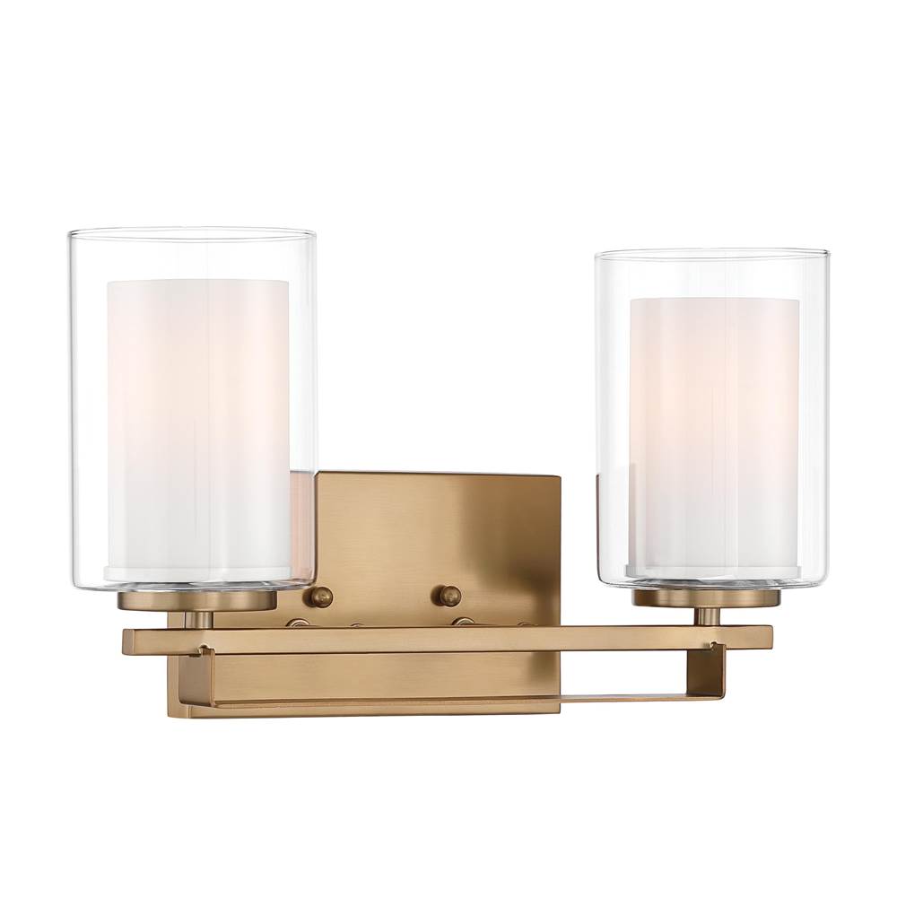 Minka-Lavery 6102-791 Brushed Gold Parsons Studio 15'' Wide 2-light Vanity Image 8