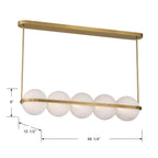 Minka-Lavery 10157-732-L Legacy Brass Vanderlane 46.25'' Led Linear Chandelier Image 2