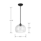 Minka-Lavery 2725-860 Dark Bronze Glint 12'' 1-light Convertible Pendant/semi-flush Mount Image 3