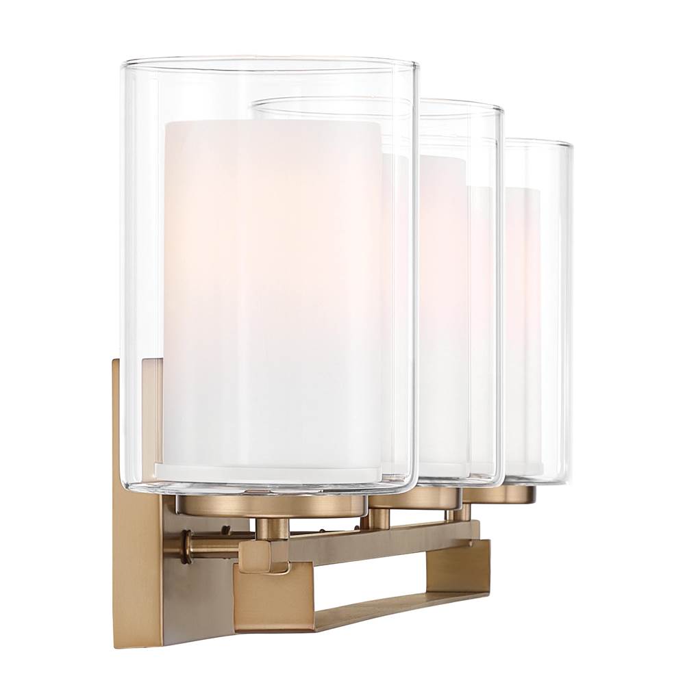 Minka-Lavery 6103-791 Brushed Gold Parsons Studio 24'' Wide 3-light Vanity Image 7