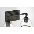 Minka-Lavery 15022-749 Rustic Gun Metal Wynnfrost 15'' Wide 2-light Vanity Image 6