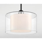 Minka-Lavery 2066-899 Dark Matte Black Seville 12.75'' 1-light Convertible Pendant/semi-flush Mount Image 4