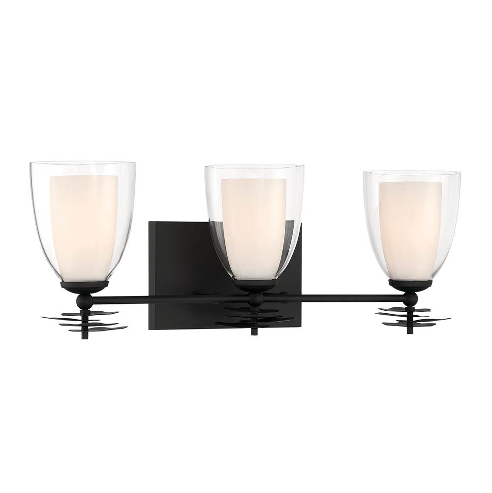 Minka-Lavery 10253-899 Dark Matte Black Elowen 21.75'' Wide 3-light Vanity Image 9