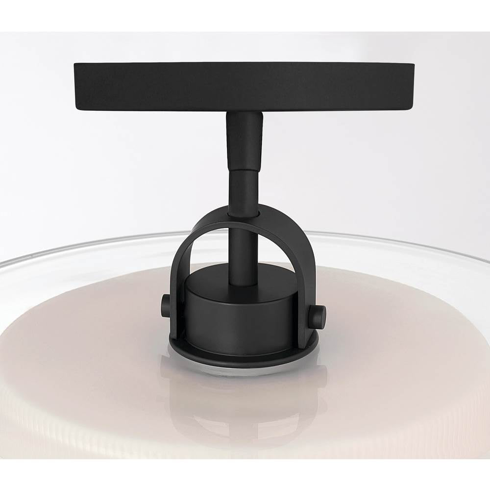 Minka-Lavery 2066-899 Dark Matte Black Seville 12.75'' 1-light Convertible Pendant/semi-flush Mount Image 2