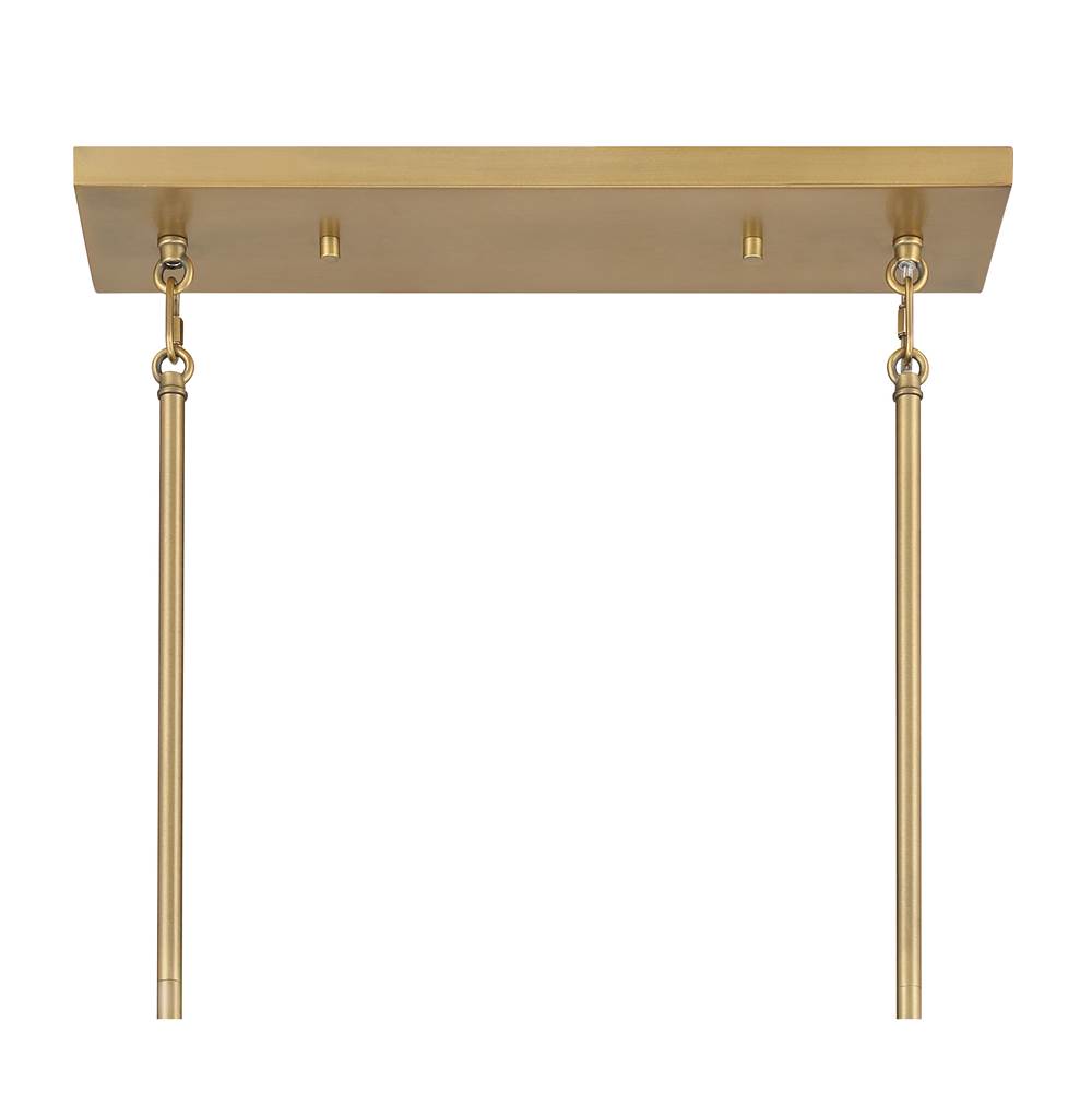 Minka-Lavery 3639-732 Legacy Brass Veil 48'' 6-light Linear Chandelier Image 4