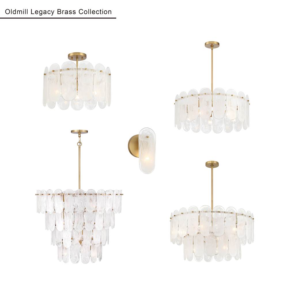 Minka-Lavery 2250-732 Legacy Brass Oldmill 37'' 15-light Pendant Image 2