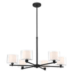 Minka-Lavery 2065-899 Dark Matte Black Seville 32'' 6-light Chandelier Image 8