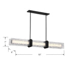 Minka-Lavery 5666-899-L Dark Matte Black Lumina 52'' Led Linear Chandelier Image 3