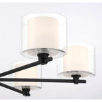 Minka-Lavery 2065-899 Dark Matte Black Seville 32'' 6-light Chandelier Image 7