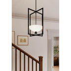 Minka-Lavery 10256-899 Dark Matte Black Elowen 18'' 3-light Pendant Image 2