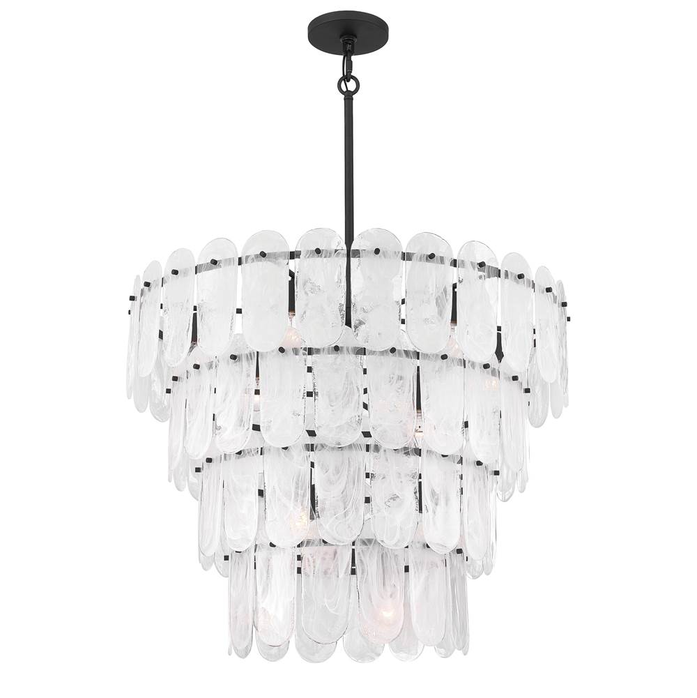 Minka-Lavery 2250-899 Dark Matte Black Oldmill 37'' 15-light Pendant Image 9