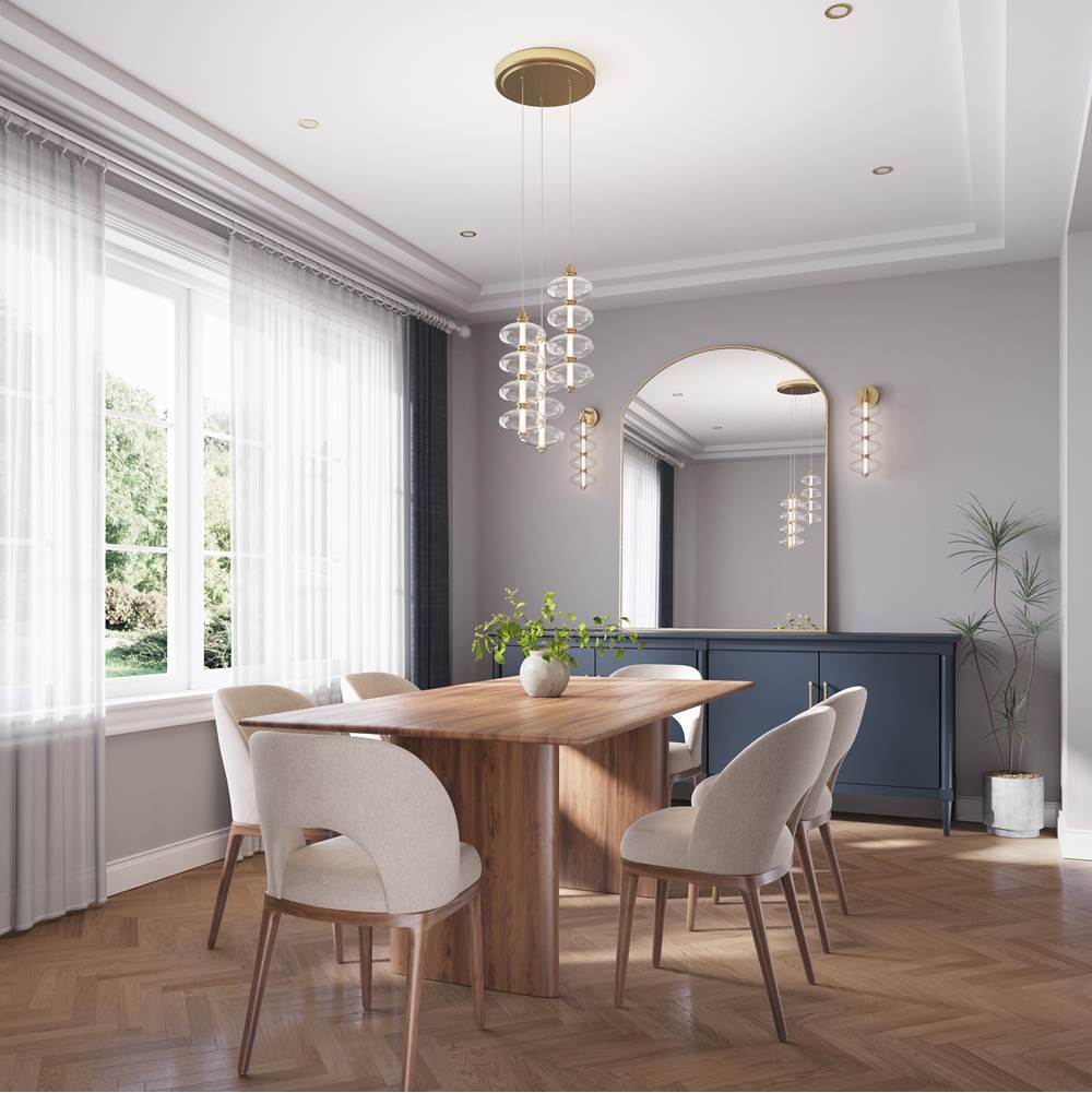 Minka-Lavery 10526-732-L Legacy Brass Bollavino 13'' Led Pendant Image 4