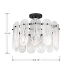 Minka-Lavery 2596-899 Dark Matte Black Oldmill 18.25'' 3-light Semi-flush Mount Image 2
