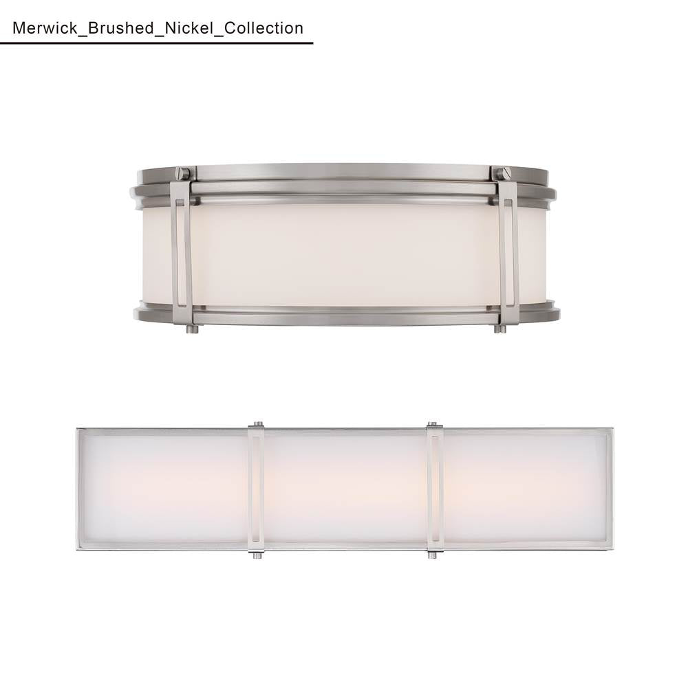 Minka-Lavery 16013-84-L Brushed Nickel Merick 24'' Wide Led Bath Bar Image 2