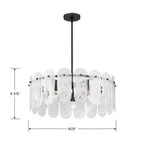 Minka-Lavery 2595-899 Dark Matte Black Oldmill 25'' 5-light Pendant Image 3