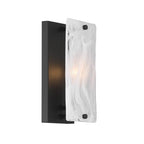 Minka-Lavery 3631-899 Dark Matte Black Veil 10'' High 1-light Wall Sconce Image 8