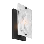 Minka-Lavery 3631-899 Dark Matte Black Veil 10'' High 1-light Wall Sconce Image 6
