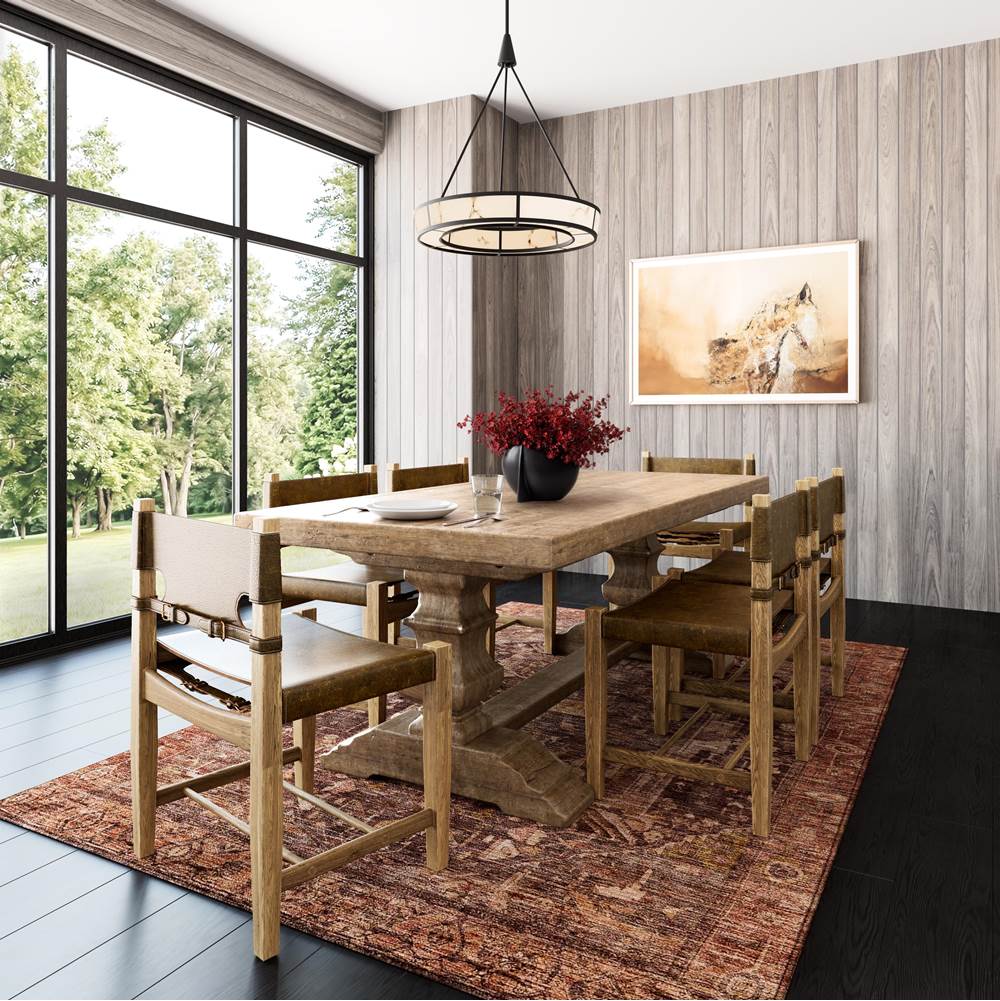 Minka-Lavery 3475-860-L Dark Bronze With Faux Alabaster Velaris 24'' Led Pendant Image 3