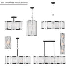 Minka-Lavery 3635-899 Dark Matte Black Veil 19.25'' 4-light Semi-flush Mount Image 2