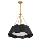 Minka-Lavery 3954-796 Dark Bronze With Legacy Brass Waveform 26'' 4-light Pendant Image 9